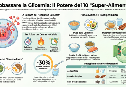Come Invertire l’Insulinoresistenza a Tavola
